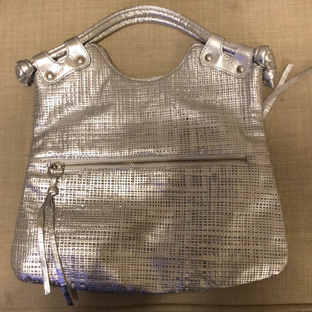 Silver Satchel / Clutch